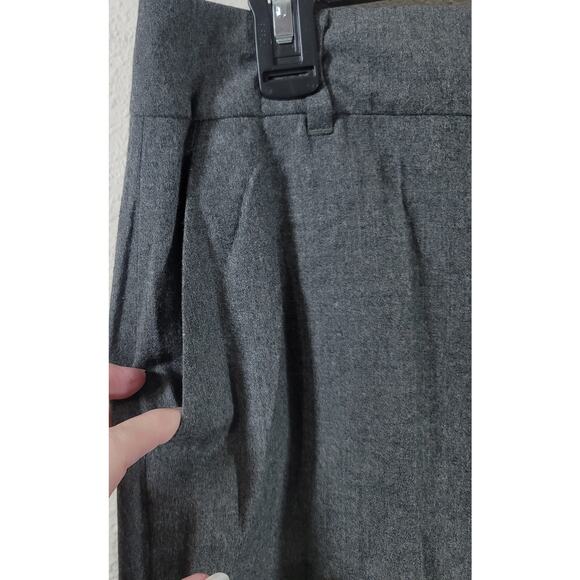 Talbots Gray Flat Front Dress Pants Medium Lightweight Soft Lined Straight Leg - Picture 7 of 8